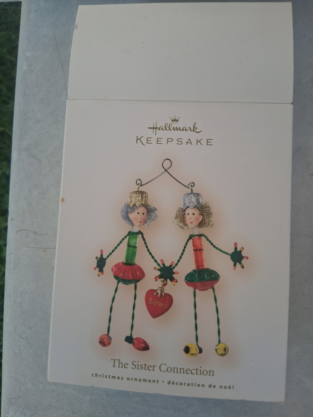 Hallmark Keepsake Sisters Ornament - Red, Green, Gold